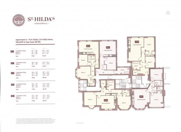 Floor Plan Image for 2 Bedroom Apartment for Sale in Imperial Avenue, Chalkwell