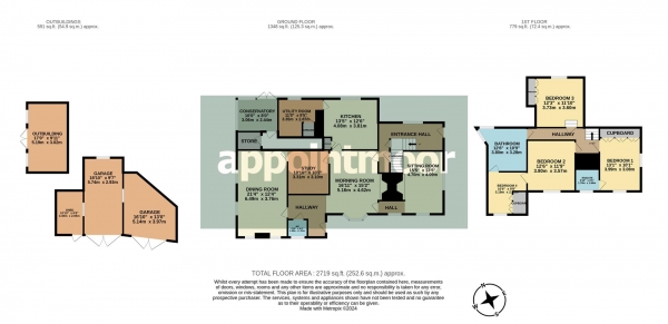 Floor Plan for 4 Bedroom Detached House for Sale in East Street, Rochford, SS4, 1DB - Guide Price &pound900,000