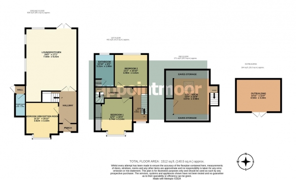 Floor Plan for 3 Bedroom Semi-Detached House for Sale in Hamilton Close, Leigh-On-Sea, SS9, 3RN -  &pound600,000