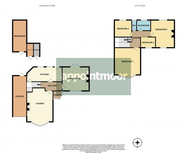 Floor Plan Image for 4 Bedroom Semi-Detached House for Sale in WOODCOTE ROAD, Leigh-On-Sea