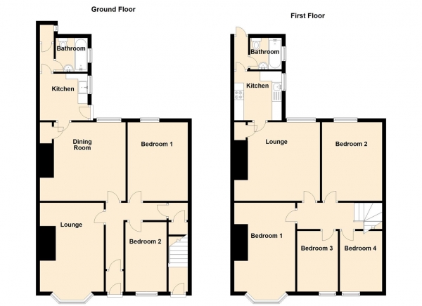 Floor Plan Image for 6 Bedroom Flat for Sale in Sackville Road, Newcastle Upon Tyne