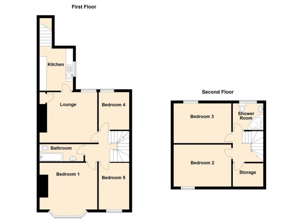 Floor Plan Image for 5 Bedroom Maisonette for Sale in Mundella Terrace, Newcastle Upon Tyne