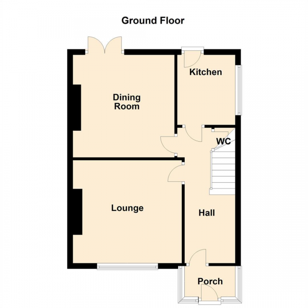 Floor Plan for 3 Bedroom Property to Rent in Glebe Road, Newcastle Upon Tyne, NE12, 7JQ - £242 pw | £1050 pcm