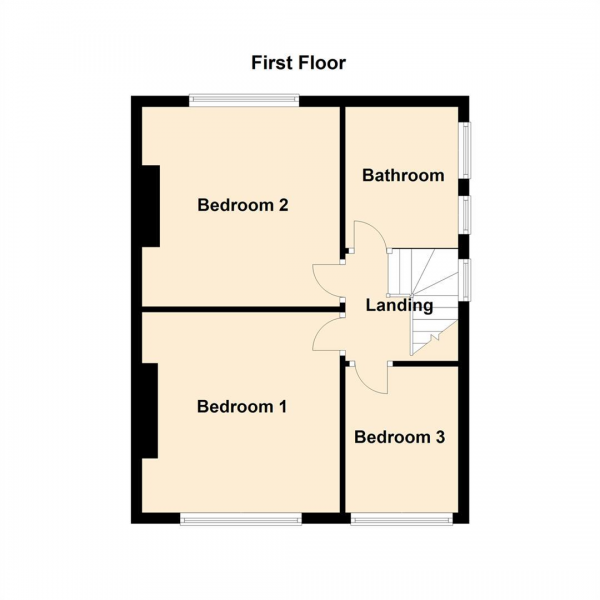 Floor Plan Image for 3 Bedroom Property to Rent in Glebe Road, Newcastle Upon Tyne