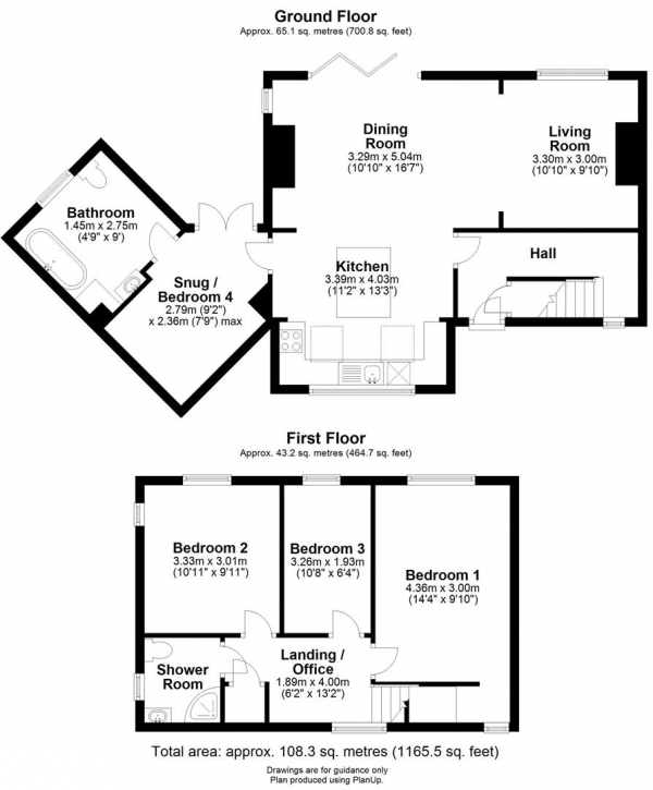 Floor Plan Image for 3 Bedroom Semi-Detached House for Sale in Croft Road, Isleham, Ely