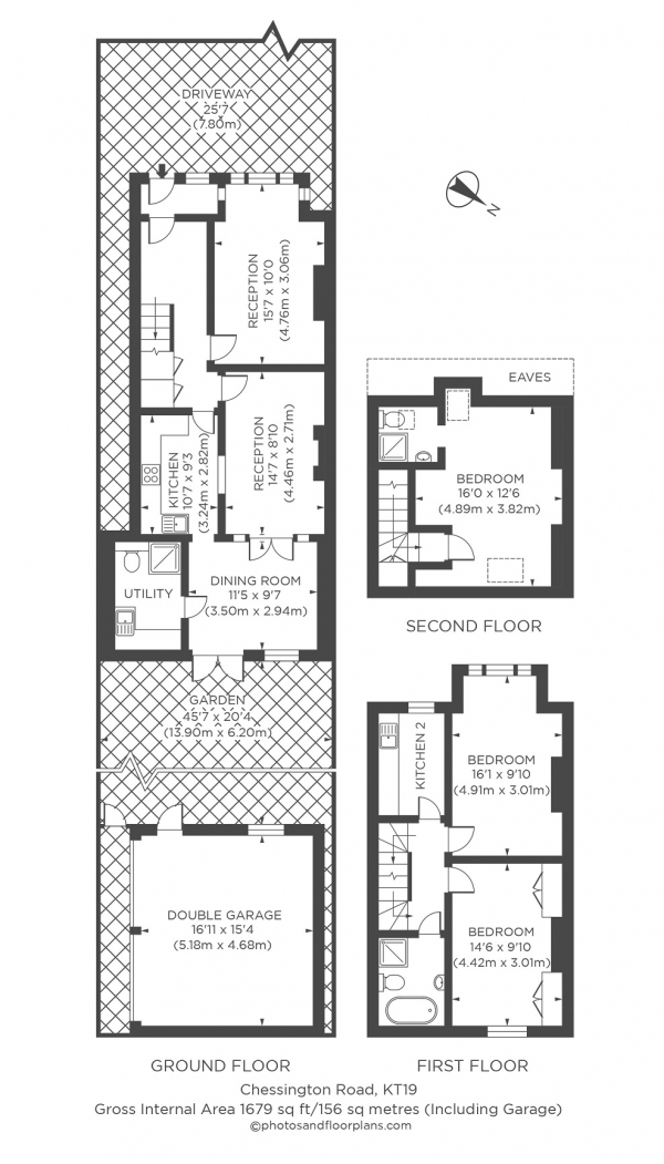 Floor Plan Image for 4 Bedroom Semi-Detached House for Sale in Chessington Road, Ewell, Ewell