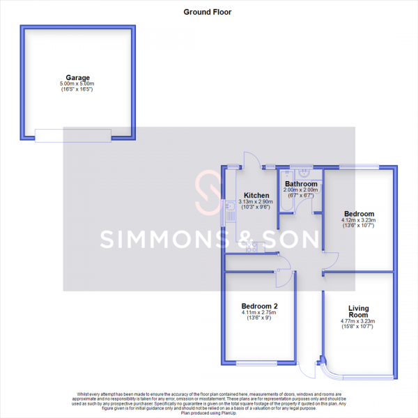 Floor Plan Image for 2 Bedroom Maisonette for Sale in Northcroft, Slough