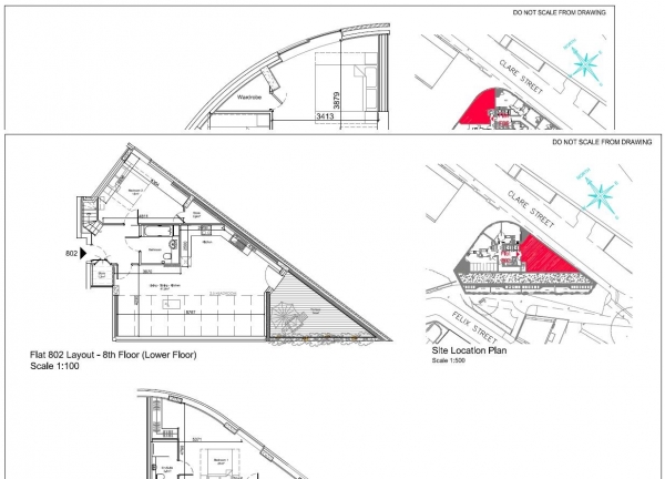 Floor Plan Image for 2 Bedroom Apartment for Sale in Penthouse 802 Margerie Court, Glacier Point