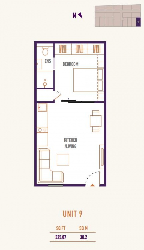 Floor Plan Image for Apartment for Sale in 9 Union Lofts