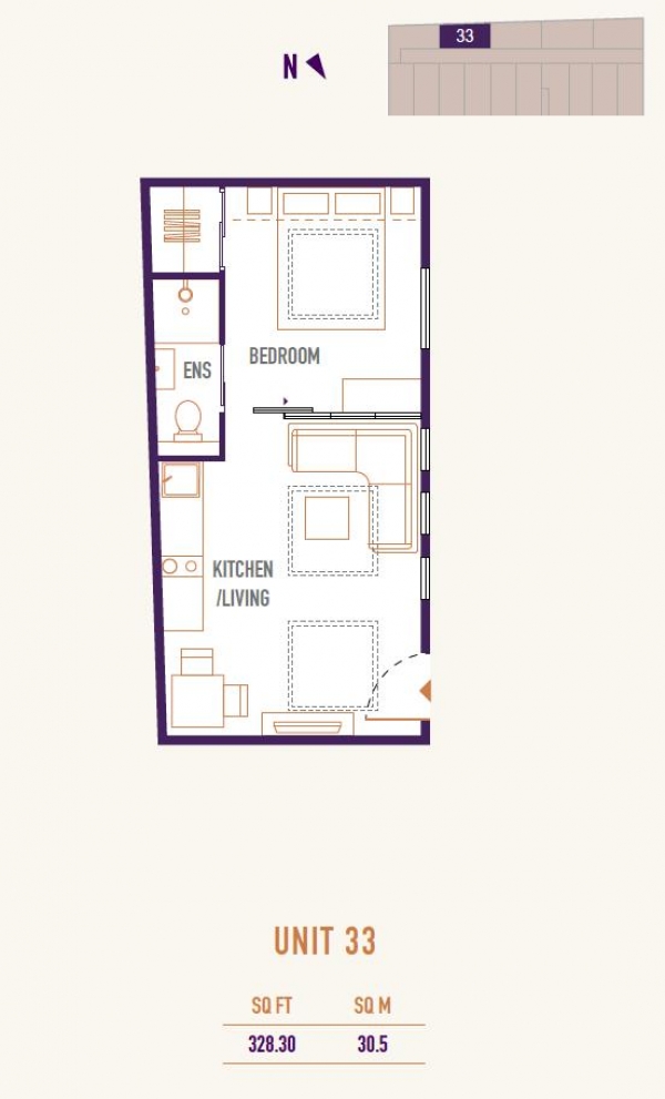 Floor Plan Image for Apartment for Sale in 33 Union Lofts