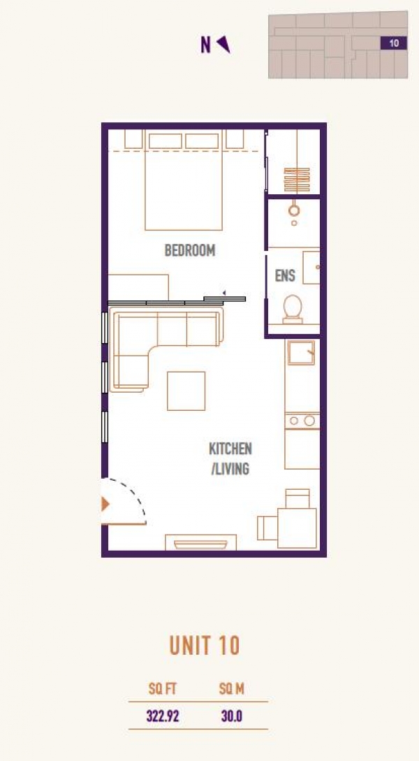 Floor Plan Image for Apartment for Sale in 10 Union Lofts