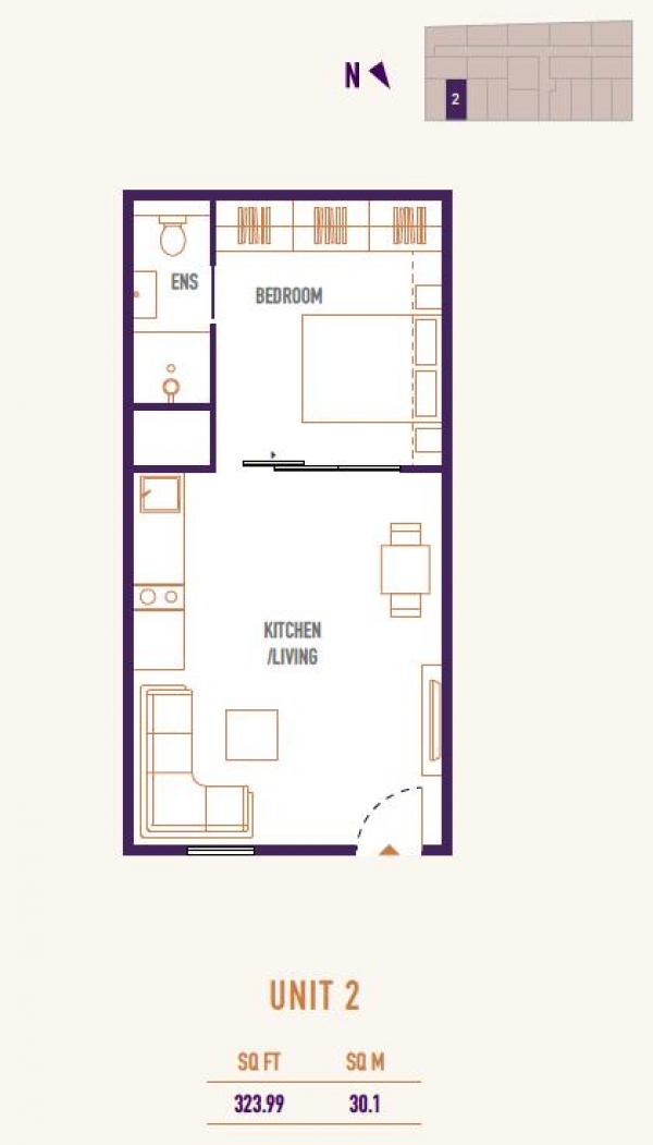 Floor Plan Image for Apartment for Sale in 2 Union Lofts