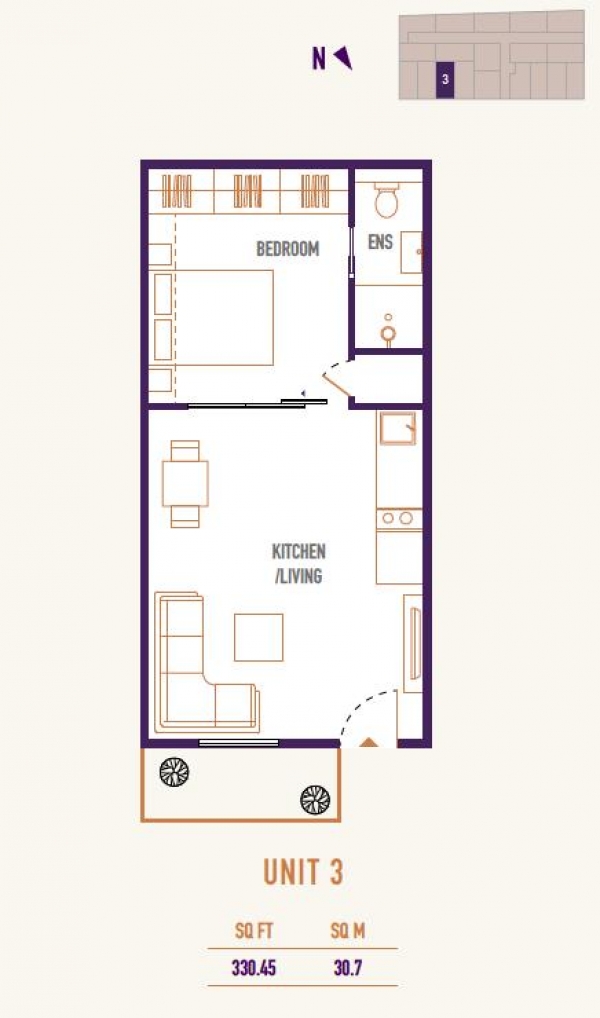 Floor Plan Image for Bar / Nightclub for Sale in 3 Union Lofts