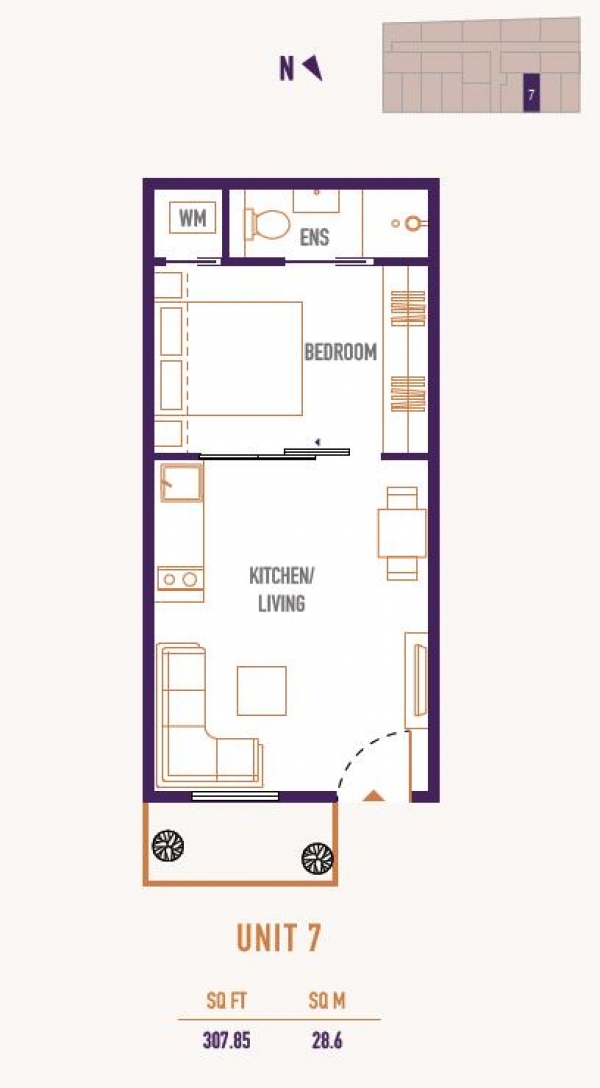 Floor Plan Image for Apartment for Sale in 7 Union Lofts