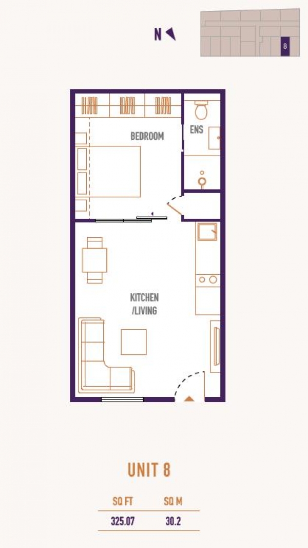 Floor Plan Image for Apartment for Sale in 8 Union Lofts