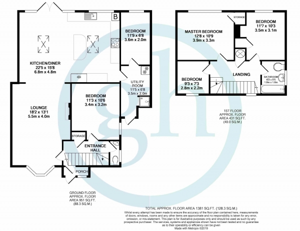 Floor Plan Image for 5 Bedroom Semi-Detached House for Sale in The Fairway, Ruislip