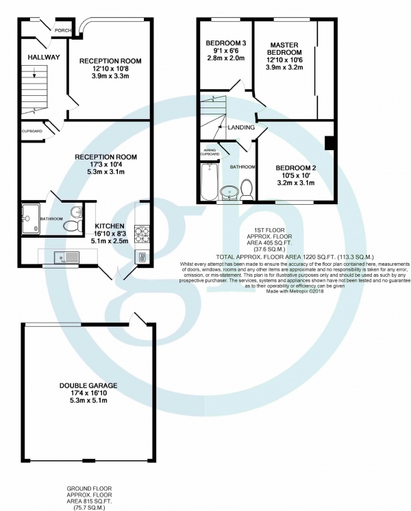 Floor Plan Image for 3 Bedroom Terraced House for Sale in Torcross Road, Ruislip