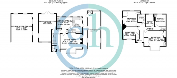 Floor Plan Image for 5 Bedroom Detached House for Sale in Church Avenue, Ruislip