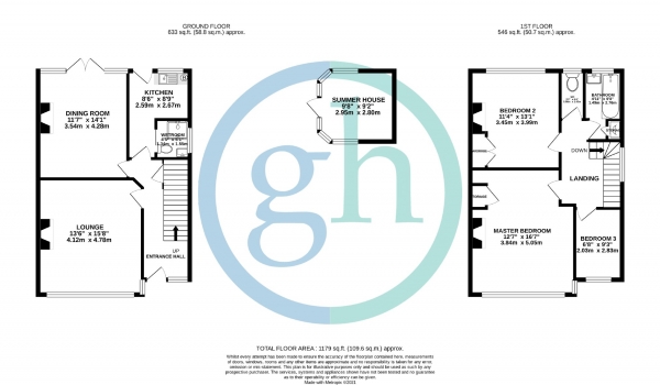 Floor Plan Image for 3 Bedroom Semi-Detached House for Sale in Midcroft, Ruislip