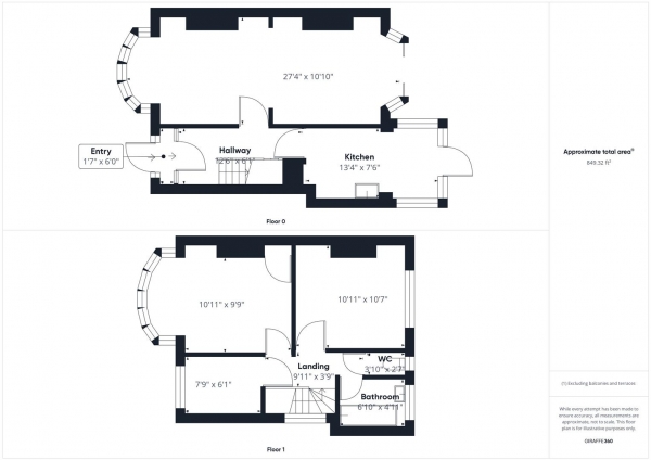 Floor Plan Image for 3 Bedroom Semi-Detached House for Sale in Carlyon Avenue, Harrow