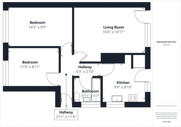 Floor Plan Image for 2 Bedroom Maisonette for Sale in Abbey Close, Pinner