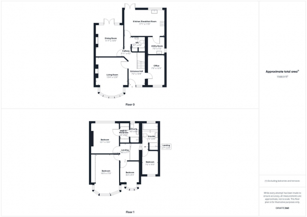 Floor Plan Image for 4 Bedroom Semi-Detached House for Sale in Westholme Gardens, Ruislip