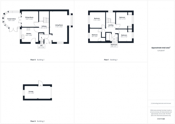 Floor Plan Image for 4 Bedroom Detached House for Sale in Thames Drive, Ruislip