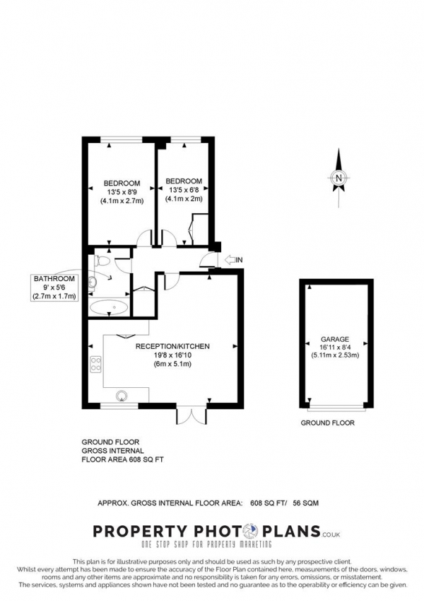 Floor Plan Image for 2 Bedroom Flat for Sale in Decourcey Court,117 Avenue Road,Mill Hill Conservation Area, Acton,