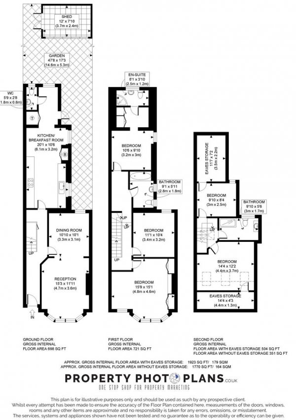 Floor Plan Image for 5 Bedroom Terraced House for Sale in Friars Place Lane, Acton