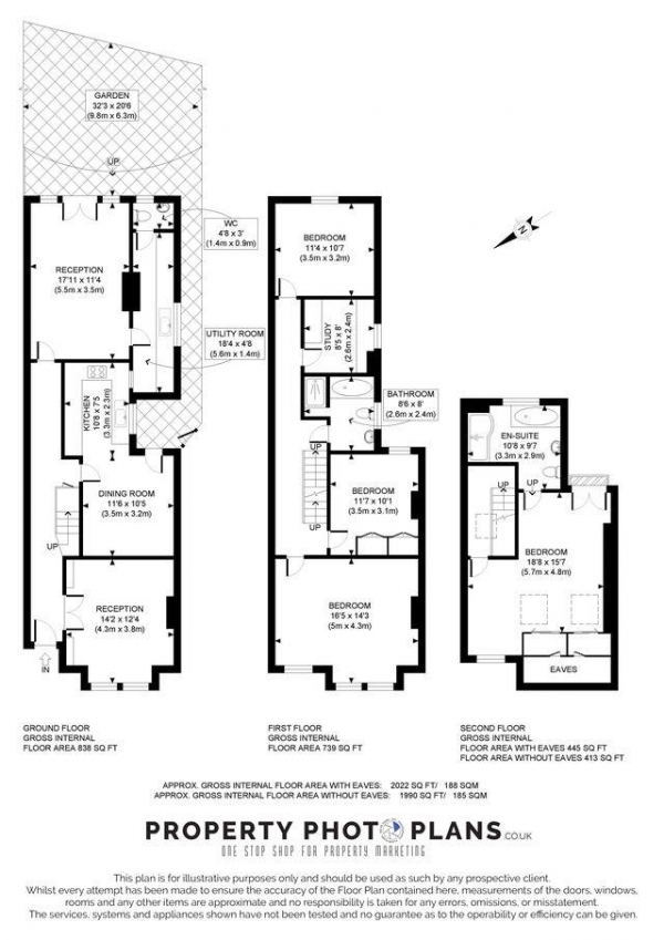 Floor Plan Image for 5 Bedroom Semi-Detached House for Sale in Julian Avenue, Acton, London