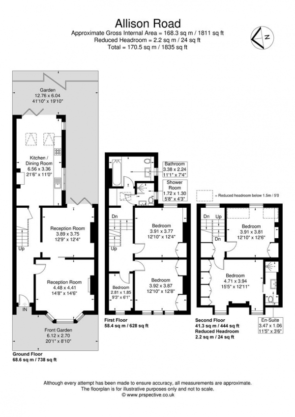 Floor Plan Image for 5 Bedroom Property for Sale in Allison Road, Acton