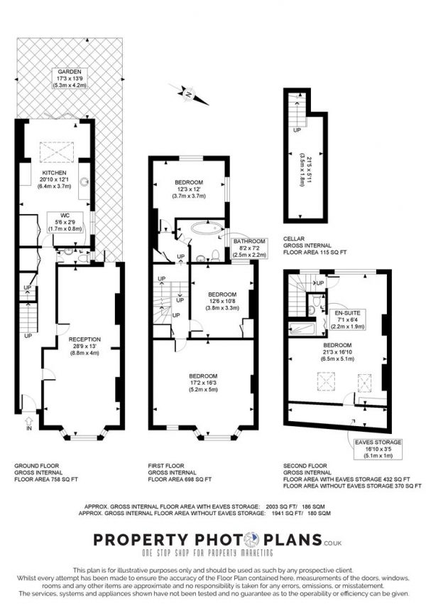 Floor Plan Image for 4 Bedroom Property for Sale in Newton Avenue, London