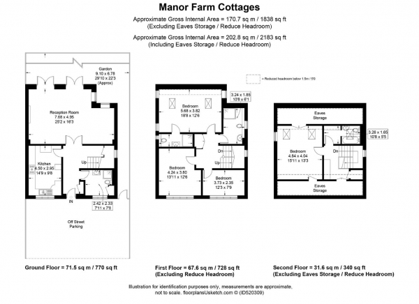 Floor Plan Image for 4 Bedroom Detached House to Rent in Goldsmiths Close, London