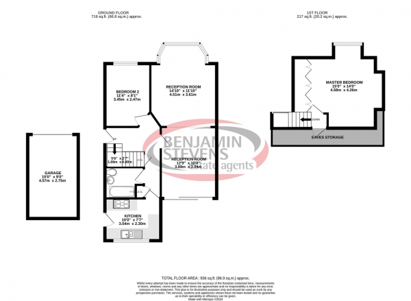 Floor Plan Image for 2 Bedroom Semi-Detached Bungalow for Sale in Chartley Avenue, Stanmore