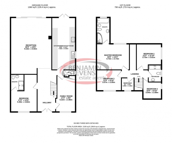 Floor Plan Image for 6 Bedroom Detached House for Sale in Wren Crescent, Bushey