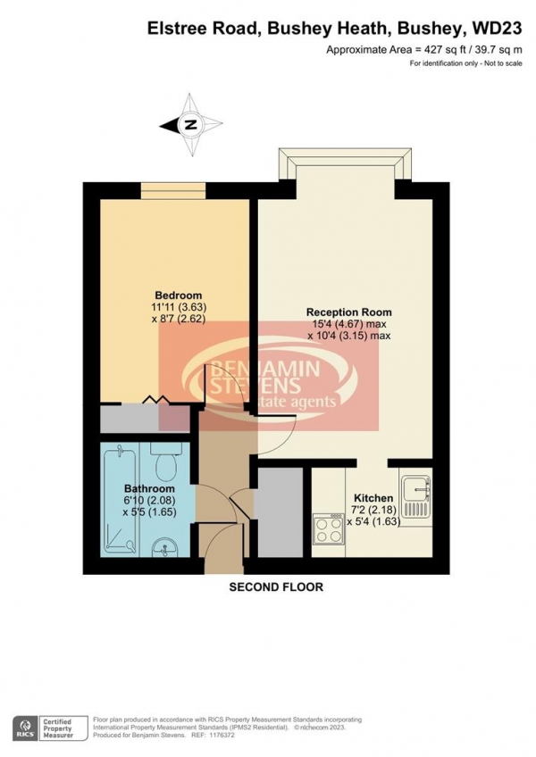 Floor Plan Image for 1 Bedroom Retirement Property for Sale in Elstree Road, Bushey Heath, Bushey