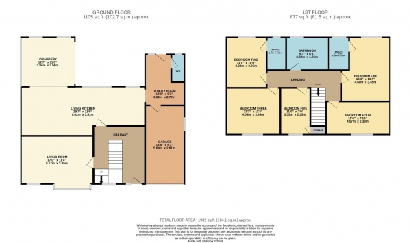 Floor Plan Image for 5 Bedroom Detached House for Sale in Carmenna Drive, Bramhall