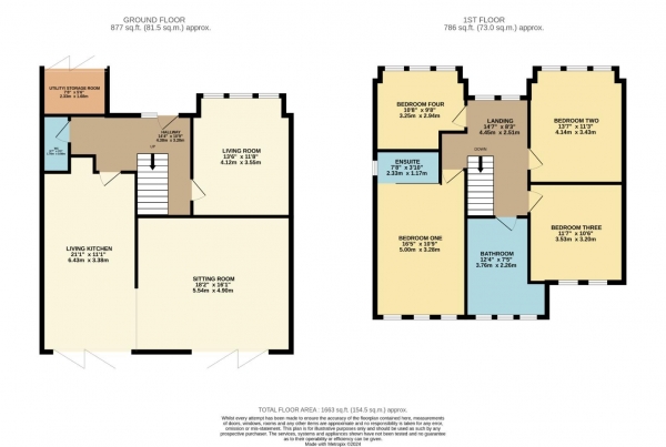 Floor Plan Image for 4 Bedroom Semi-Detached House for Sale in Spath Walk, Cheadle Hulme