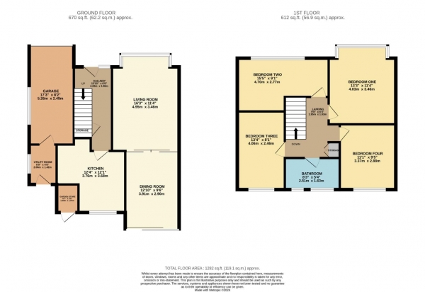 Floor Plan Image for 4 Bedroom Detached House for Sale in Meadway, Bramhall