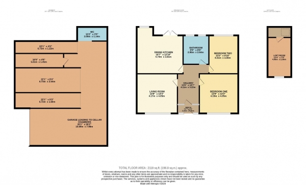 Floor Plan Image for 2 Bedroom Detached House for Sale in Thornway, Bramhall