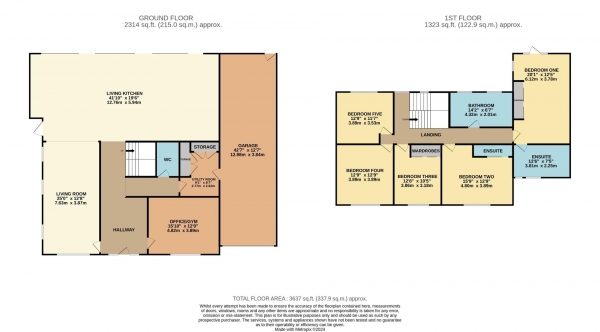 Floor Plan Image for 5 Bedroom Detached House for Sale in Ladythorn Crescent, Bramhall