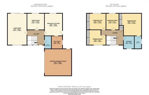 Floor Plan Image for 4 Bedroom Detached House for Sale in Kinross Avenue, Woodsmoor