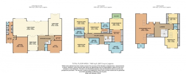 Floor Plan for 6 Bedroom Detached House for Sale in Pownall Avenue, Bramhall, SK7, 2HE -  &pound3,500,000