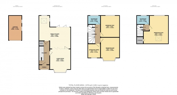 Floor Plan Image for 4 Bedroom Property for Sale in Cromley Road, Woodsmoor