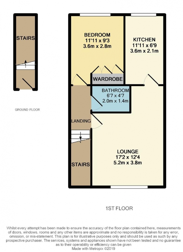 Floor Plan Image for 1 Bedroom Apartment for Sale in Ringmore Road, Bramhall