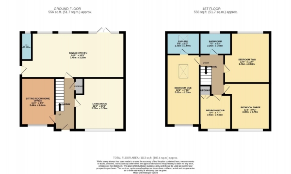 Floor Plan Image for 4 Bedroom Semi-Detached House for Sale in Arundel Road, Cheadle Hulme