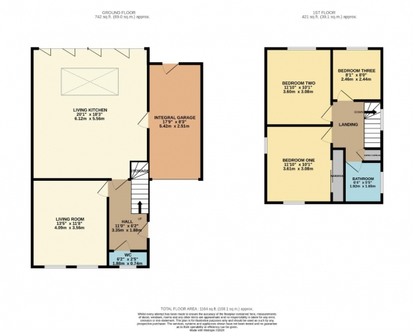 Floor Plan Image for 3 Bedroom Detached House for Sale in Linney Road, Bramhall