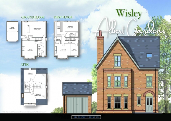 Floor Plan Image for 5 Bedroom Detached House for Sale in Albert Close, Cheadle Hulme