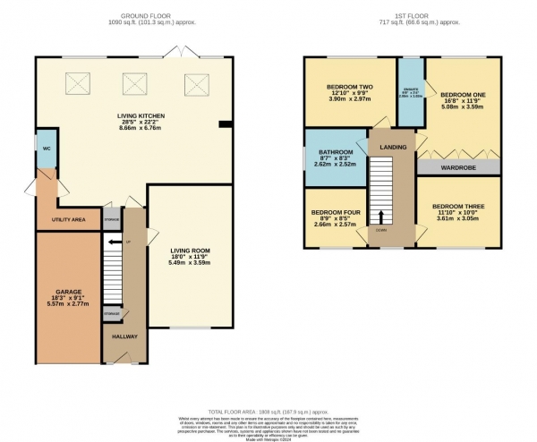 Floor Plan Image for 4 Bedroom Detached House for Sale in Sandiway, Bramhall