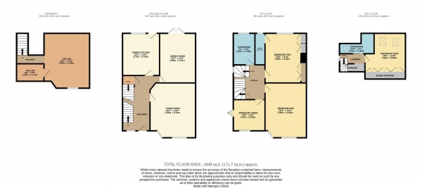 Floor Plan Image for 4 Bedroom Semi-Detached House for Sale in Elmfield Road, Davenport